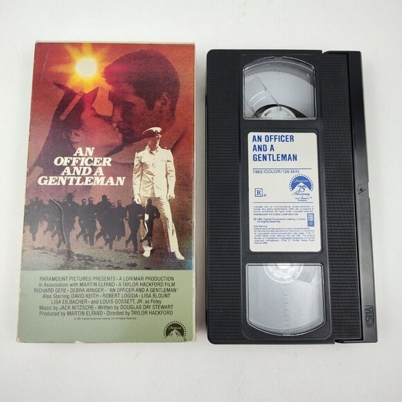 Lot Of (2) Vintage VHS Tapes Cassette Black Stallion Officer & Gentleman USED - Picture 4 of 8